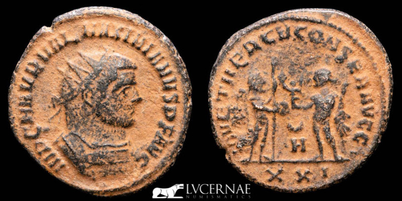 Roman Empire - Maximianus Herculeus (Augustus 286-305, 307-308, and 310 A.D.). B...