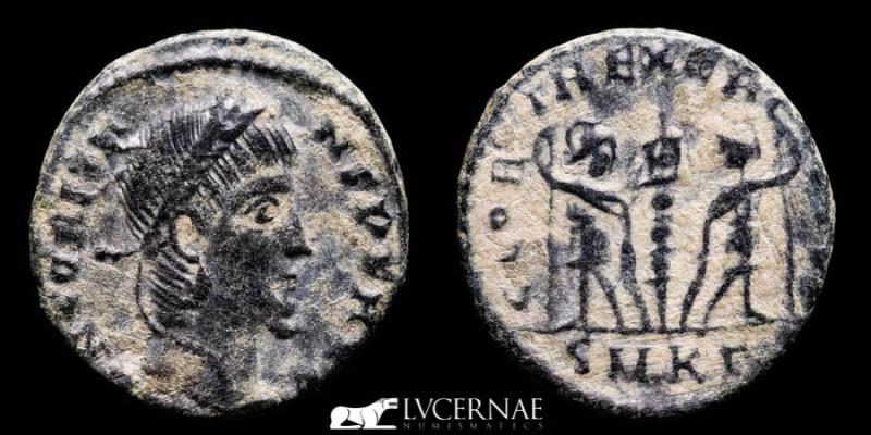 Roman Empire - Constans (Caesar), AE Half Follis (1,55 g. 16 mm)
Arles, 330-335 ...