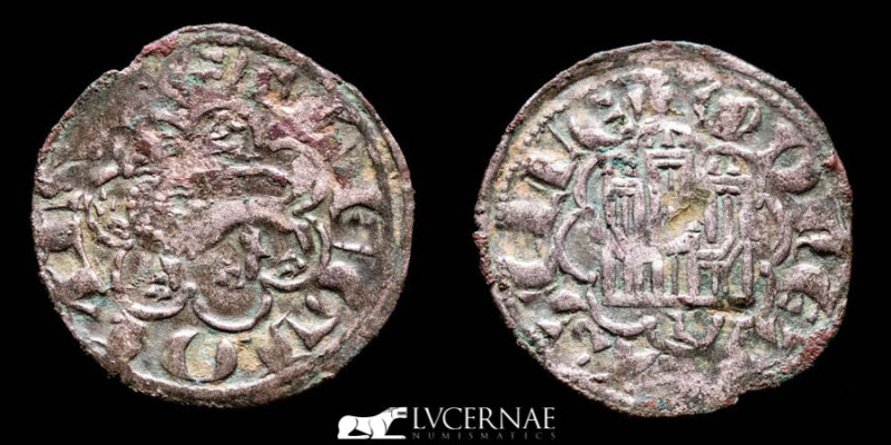 Medieval Spain, Alfonso X (1252-1284) - Billon dinero (0,71 g. 19 mm.) Leon mint...