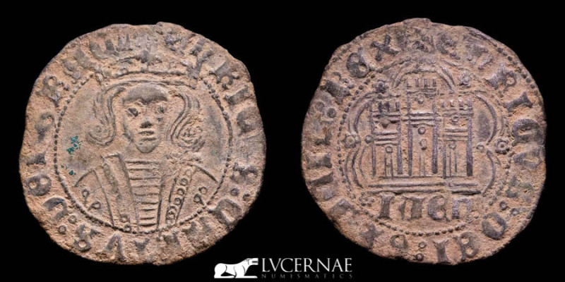 Spain - Enrique IV (1454-1474)
Billon Cuartillo (3,50 g., 28 mm..) minted in Jaé...