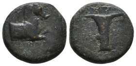 Greek Coins. 4th - 1st century B.C. AE
Reference:
Condition: Very Fine

Weight:4.4g