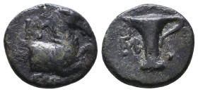 Greek Coins. 4th - 1st century B.C. AE
Reference:
Condition: Very Fine

Weight:2.3g