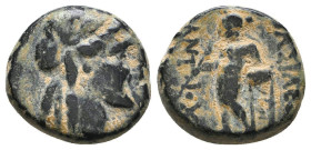 Greek Coins. 4th - 1st century B.C. AE
Reference:
Condition: Very Fine

Weight:3.8g