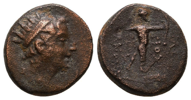 Greek Coins. 4th - 1st century B.C. AE
Reference:
Condition: Very Fine

Weig...