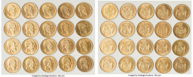 Leopold II 20-Piece Lot of Uncertified Assorted gold 20 Francs, As pictured. Total AGW 3.734 oz. HID09801242017 © 2024 Heritage Auctions | All Rights ...
