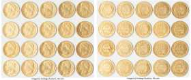Napoleon 20-Piece Lot of Uncertified gold 20 Francs 1813-A, As pictured. Total AGW 3.734 oz. HID09801242017 © 2024 Heritage Auctions | All Rights Rese...