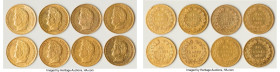 Louis Philippe I 8-Piece Lof of Uncertified Assorted gold 40 Francs, Dates varied, as pictured. Total AGW 2.9864 oz. HID09801242017 © 2024 Heritage Au...