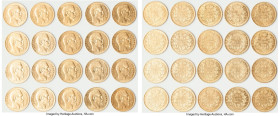 Napoleon III 20-Piece Lot of Uncertified Assorted gold 20 Francs, Dates varied, as pictured. Total AGW 3.734 oz. HID09801242017 © 2024 Heritage Auctio...