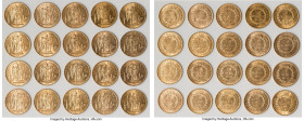 Republic 20-Piece Lot of Uncertified gold 20 Francs 1876-A, As pictured. Total AGW 3.734 oz. HID09801242017 © 2024 Heritage Auctions | All Rights Rese...