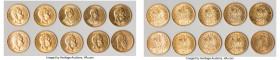 Prussia. Wilhelm II 10-Piece Lot of Uncertified Assorted gold 20 Mark, Dates varied, as pictured. Total AGW 2.305 oz. HID09801242017 © 2024 Heritage A...
