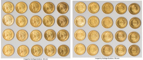 Confederation 20-Piece Lot of Uncertified Assorted gold 20 Francs, Dates varied, as pictured. Total AGW 3.734 oz. HID09801242017 © 2024 Heritage Aucti...
