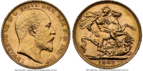 Edward VII gold Sovereign 1903-P MS60 NGC, Perth mint, KM15, S-3972. HID09801242017 © 2024 Heritage Auctions | All Rights Reserved