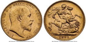 Edward VII gold Sovereign 1903-P AU58 NGC, Perth mint, KM15, S-3972. HID09801242017 © 2024 Heritage Auctions | All Rights Reserved