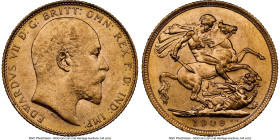 Edward VII gold Sovereign 1909-M MS61 NGC, Melbourne mint, KM15, S-3971. HID09801242017 © 2024 Heritage Auctions | All Rights Reserved