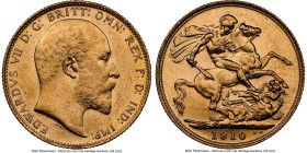 Edward VII gold Sovereign 1910-S MS62 NGC, Sydney mint, KM15, S-3973. HID09801242017 © 2024 Heritage Auctions | All Rights Reserved