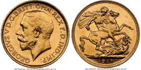George V gold Sovereign 1911-S MS61 NGC, Sydney mint, KM29, S-4003. HID09801242017 © 2024 Heritage Auctions | All Rights Reserved