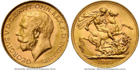 George V gold Sovereign 1912-P MS62 NGC, Perth mint, KM29, S-4001. HID09801242017 © 2024 Heritage Auctions | All Rights Reserved