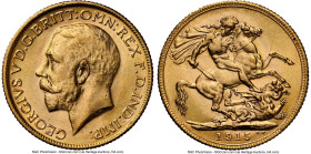 George V gold Sovereign 1915-M MS63 NGC, Melbourne mint, KM29, S-3999. HID09801242017 © 2024 Heritage Auctions | All Rights Reserved