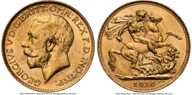 George V gold Sovereign 1916-P MS63 NGC, Perth mint, KM29, S-4001. HID09801242017 © 2024 Heritage Auctions | All Rights Reserved