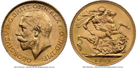 George V gold Sovereign 1925 MS67 NGC, London mint, KM820, S-3996. Among the highest graded examples of this type. HID09801242017 © 2024 Heritage Auct...