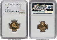 George VI gold Proof 1/2 Sovereign 1937 PR63 NGC, KM858, S-4077. HID09801242017 © 2024 Heritage Auctions | All Rights Reserved