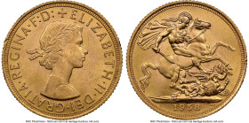 Elizabeth II gold Sovereign 1958 MS63 NGC, KM908, S-4125. HID09801242017 © 2024 Heritage Auctions | All Rights Reserved