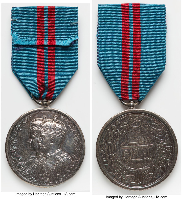 British India. George V Uncertified silver "Delhi Durbar" Medal 1911 UNC Pudd-91...