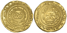 Crusaders, dinar, struck in imitation of the types of al-Amir, 3.68g, about extremely fine

Estimate: 300-400