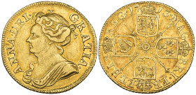 Anne, guinea, 1713 (Bull 477; S. 3574), very fine and lightly toned

Estimate: 1000-1500