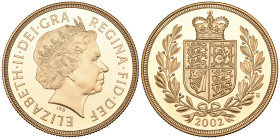 Elizabeth II, proof two pounds, 2002, rev., shield, by Timothy Noad (S. SD5), mint state, in capsule

Estimate: 700-900