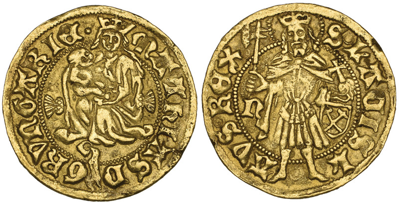 Hungary, Matthias Corvinus (1458-90), goldgulden, undated, Nagybánya, 1479-82, M...