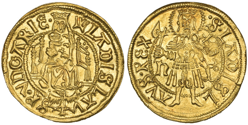 Hungary, Ladislaus II (1490-1516), goldgulden, undated, Nagyszeben, 1492-95, Mad...