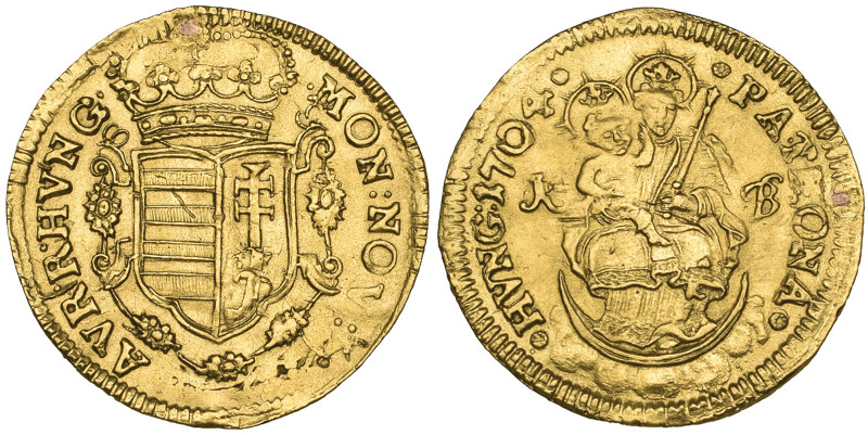 Hungary, Rebellion of the Malcontents, Francis II Rákóczi (1703-11), ducat, 1704...