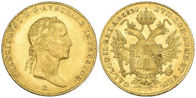 Hungary, Francis II (1806-35), ducat, 1835 B, Kremnitz, 3.48g (F. 218), extremely fine

Estimate: 400-500