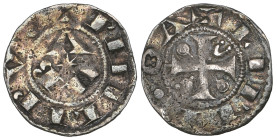 Flanders, Amiens, Filips van den Elzas (1162-1185), kleine denarius, 0.37g (Ghyssens 1136a; Gaillard 24 var.), almost very fine, rare

Estimate: 100...