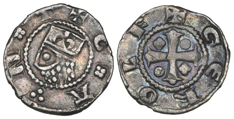 Flanders, Ghent, kleine denarius, moneyer Gerolf, 0.38g (Ghyssens 257b; Gaillard...