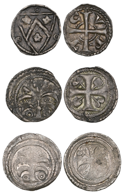 Flanders, Kortrijk, kleine denarius, circa 1253-1300, 0.44g (Ghyssens 442; Gaill...