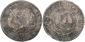 Germany, Saxony, Albertine Line, Johann Georg and August (1611-1615), thaler, 1614 (Dav. 4743), about very fine

Estimate: 200-250