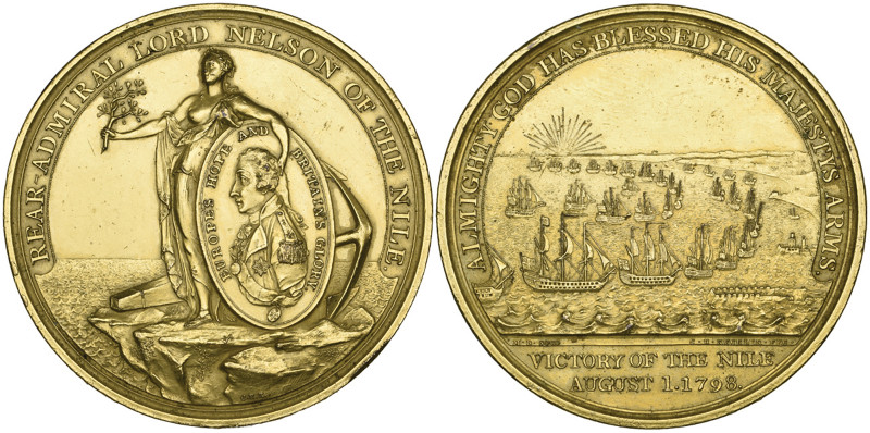 Great Britain, George III, Alexander Davison’s Medal for the Battle of the Nile ...