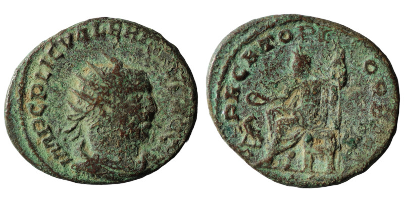 Valerian I. (253-260 AD). BI Antoninian. Antioch. 22mm, 3,56g