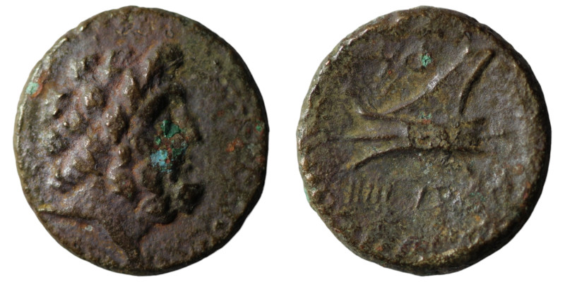 Phoenicia. Arados. (137-51 BC) Æ Bronze. Obv: laureate head of Zeus right. Rev: ...