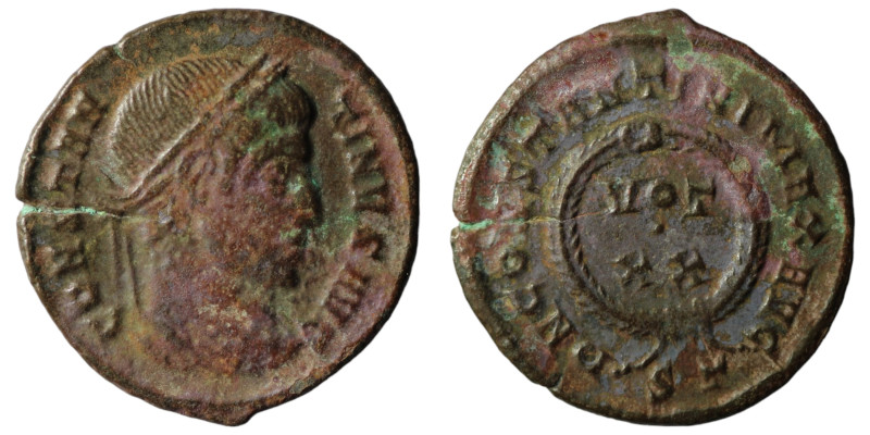 Constantinus I. (307-337 AD). Follis. Thessalonica. Obv: CONSTANTINVS AVG. laure...