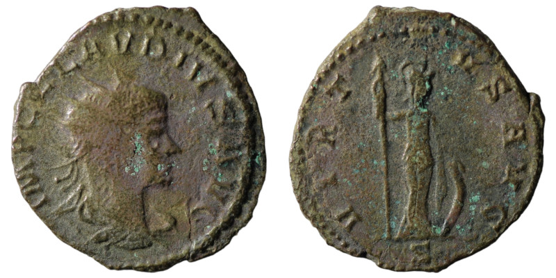 Claudius II. Gothicus. (268-269 AD). BI Antoninianus. Antioch. Obv: IMP C CLAVDI...