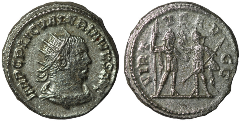 Valerian I. (253-254 AD) AR Antoninian. Antioch. Obv: IMP CP LIC VALERIANVS PF A...