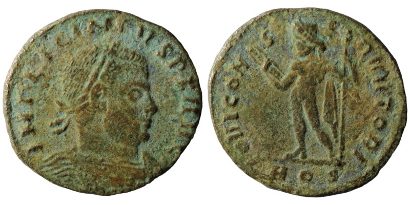 Licinius I. (308-324 AD). Follis. Aquileia. Obv: IMP C LIC LICINIVS P F AVG. lau...