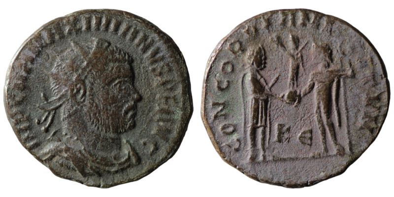 Maximianus. (285-295 AD). Æ Antoninian. Antioch. Obv: IMP CMA MAXIMIANVS PF AVG....