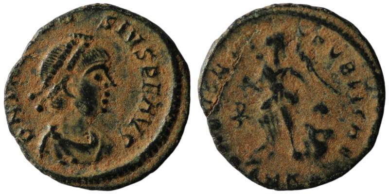 Theodosius II. (402-450 AD). Æ Follis. Cyzicus. 14mm, 0,88g