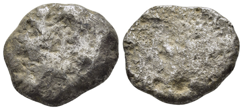 JUDAEA.(Circa 13th-5th century BC).Cut AR Hacksilver Dishekel.

Condition : Good...