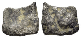 JUDAEA.(Circa 13th-5th century BC).Cut AR Hacksilver Dishekel.

Condition : Good very fine.

Weight : 2.73 gr
Diameter : 13 mm