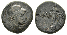 PONTOS. Amisos.(Circa 111-105 or 95-90 BC). Struck under Mithradates VI Eupator.Ae.

Condition : Good very fine.

Weight : 7.98 gr
Diameter : 19 mm